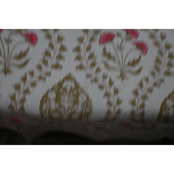 Hand Block Printed Bed Sheet and Pillowcase Set Fitted Bedsheet (queen)