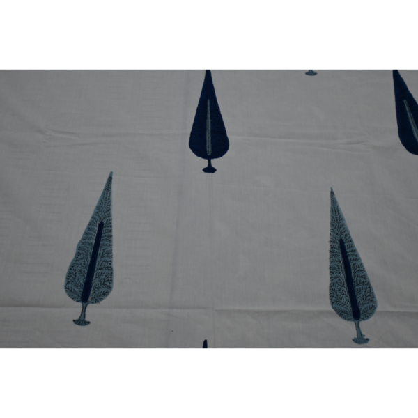 Hand Block Printed Bed Sheet and Pillowcase Set Fitted Bedsheet (queen)