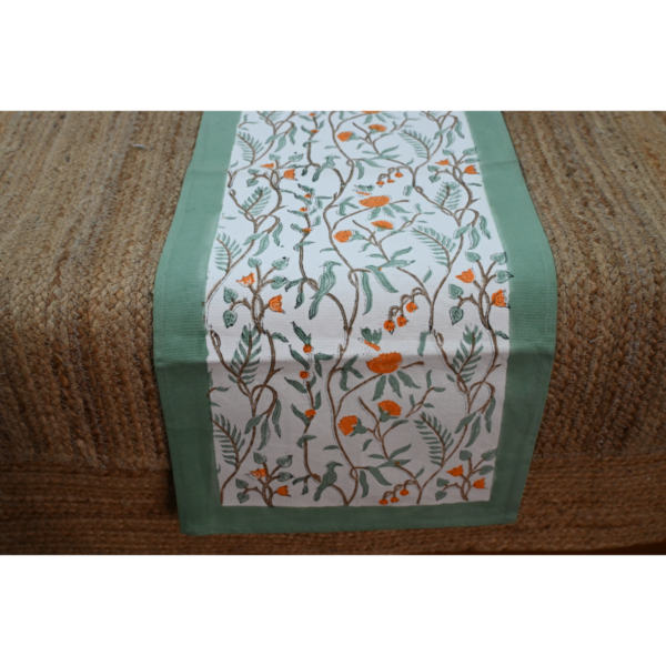 Six-Seater Handblock Printed Table Runner