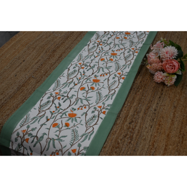 Six-Seater Handblock Printed Table Runner