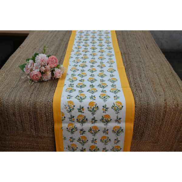 Six-Seater Handblock Printed Table Runner