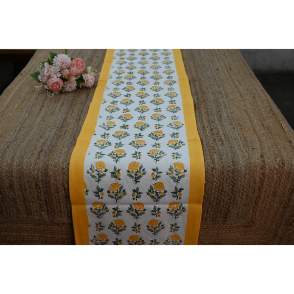 Six-Seater Handblock Printed Table Runner
