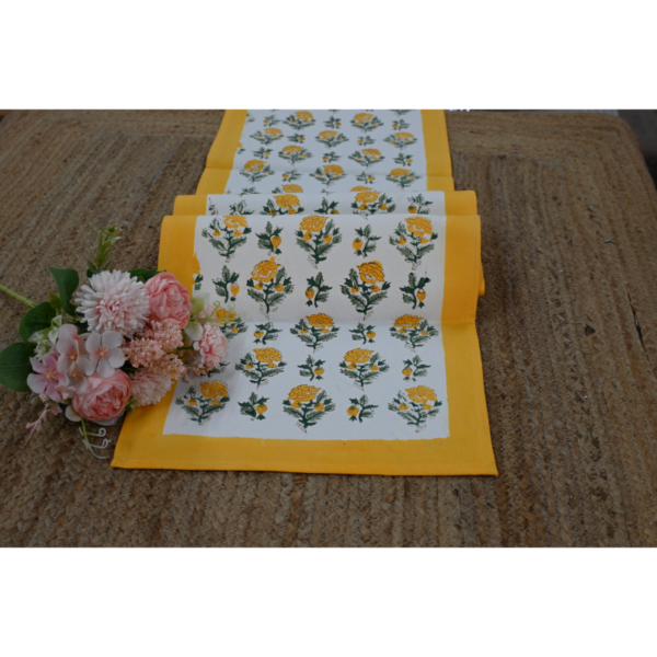 Six-Seater Handblock Printed Table Runner