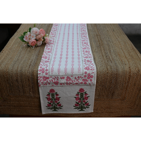 Six-Seater Handblock Printed Table Runner
