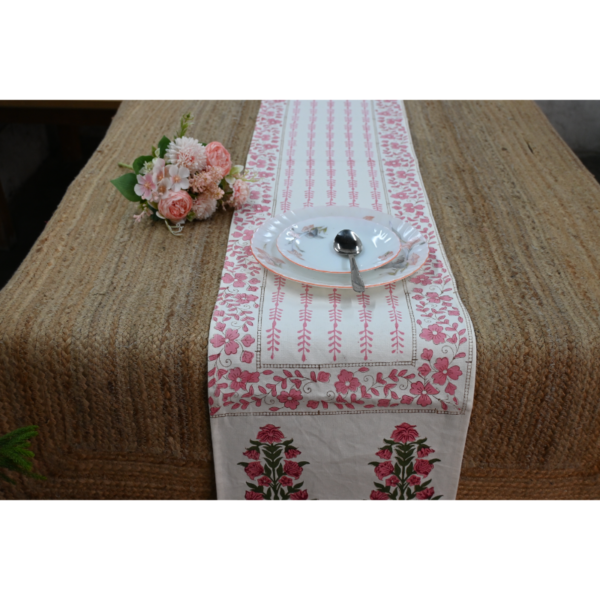 Six-Seater Handblock Printed Table Runner
