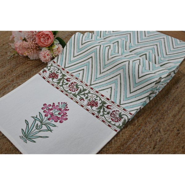 Six-Seater Handblock Printed Table Runner