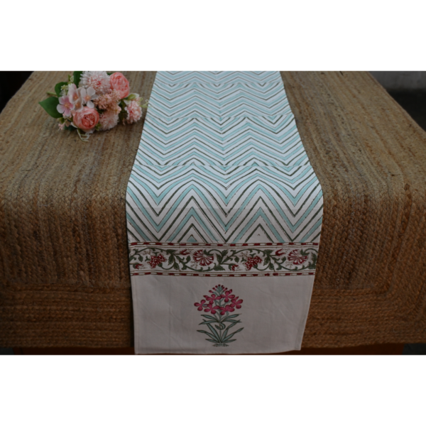 Six-Seater Handblock Printed Table Runner
