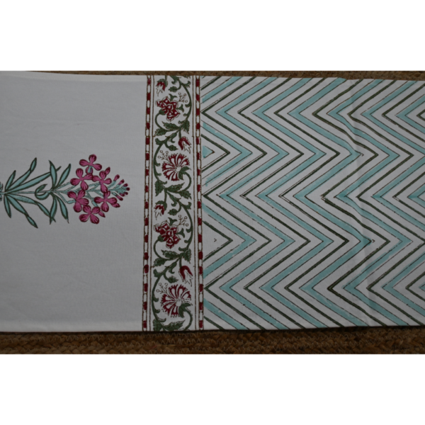 Six-Seater Handblock Printed Table Runner