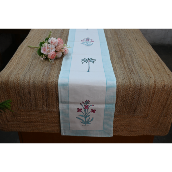 Six-Seater Handblock Printed Table Runner