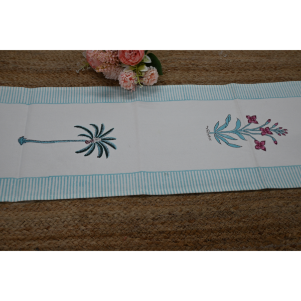 Six-Seater Handblock Printed Table Runner