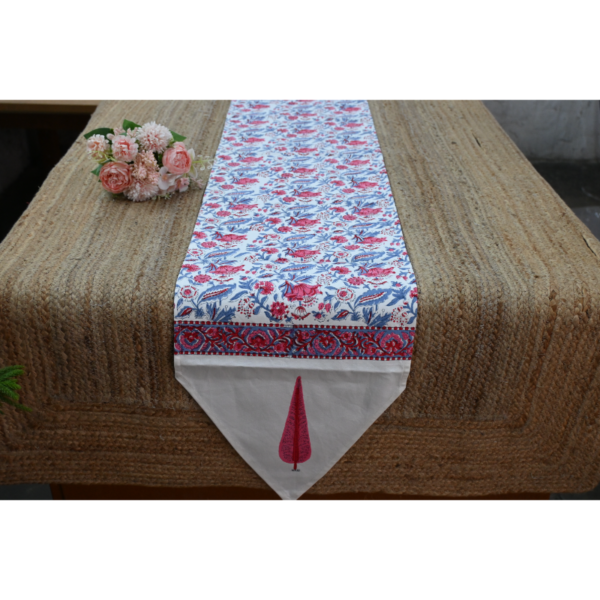 Six-Seater Handblock Printed Table Runner