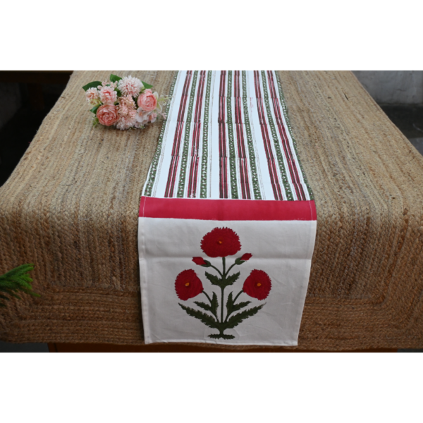 Six-Seater Handblock Printed Table Runner