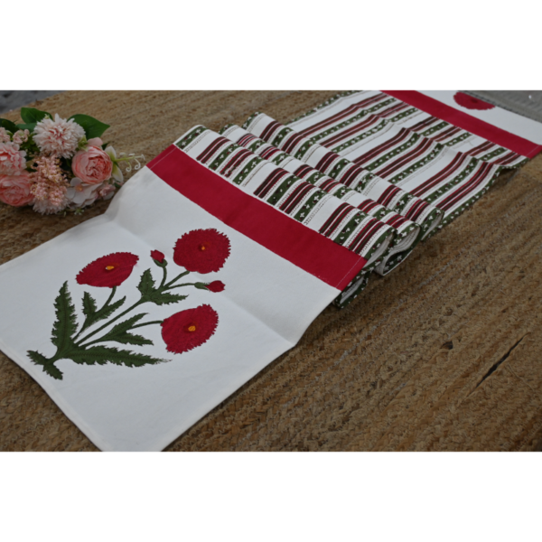 Six-Seater Handblock Printed Table Runner