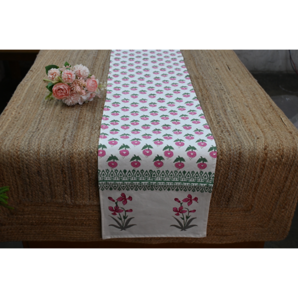 Six-Seater Handblock Printed Table Runner