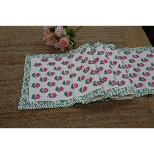 Six-Seater Handblock Printed Table Runner