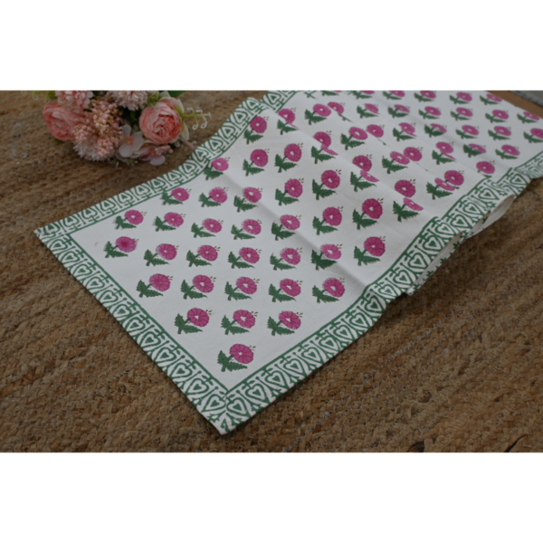Six-Seater Handblock Printed Table Runner