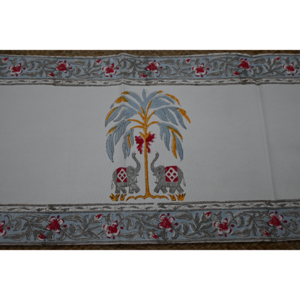 Six-Seater Handblock Printed Table Runner