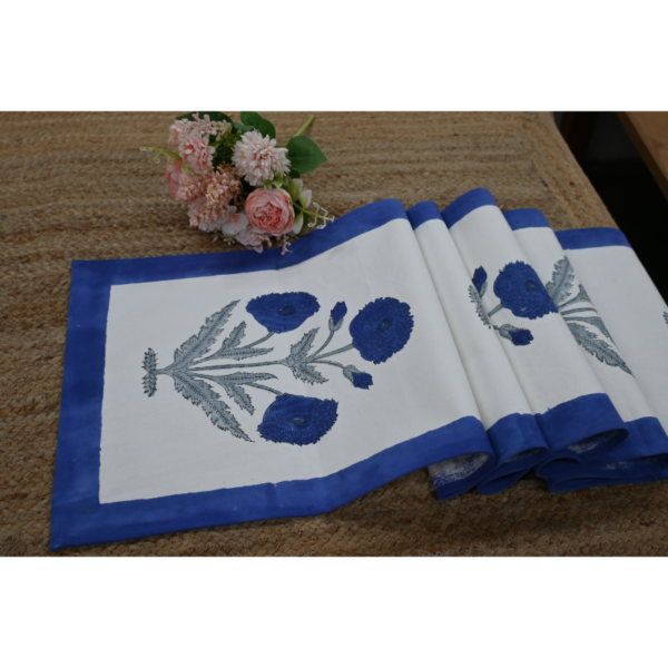 Six-Seater Handblock Printed Table Runner