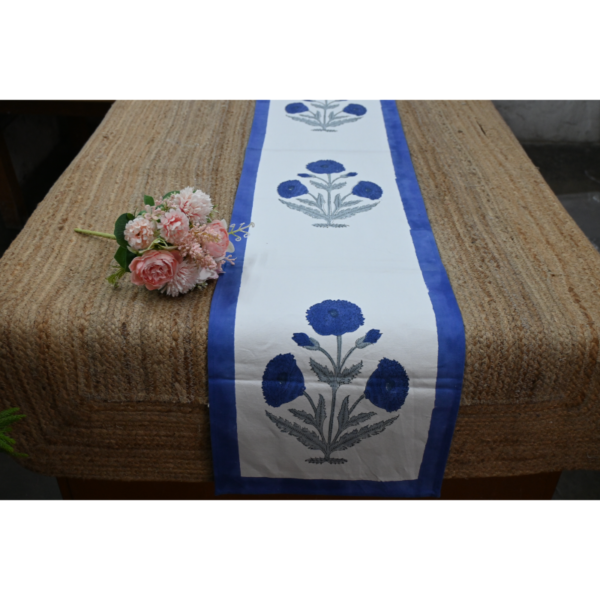 Six-Seater Handblock Printed Table Runner