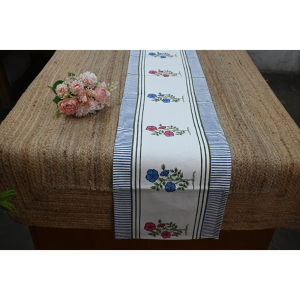 Six-Seater Handblock Printed Table Runner