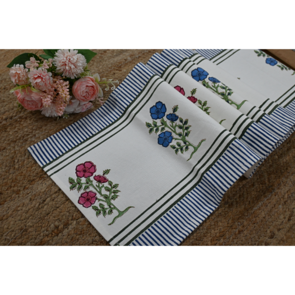 Six-Seater Handblock Printed Table Runner