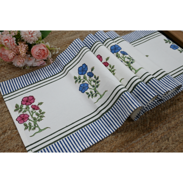 Six-Seater Handblock Printed Table Runner