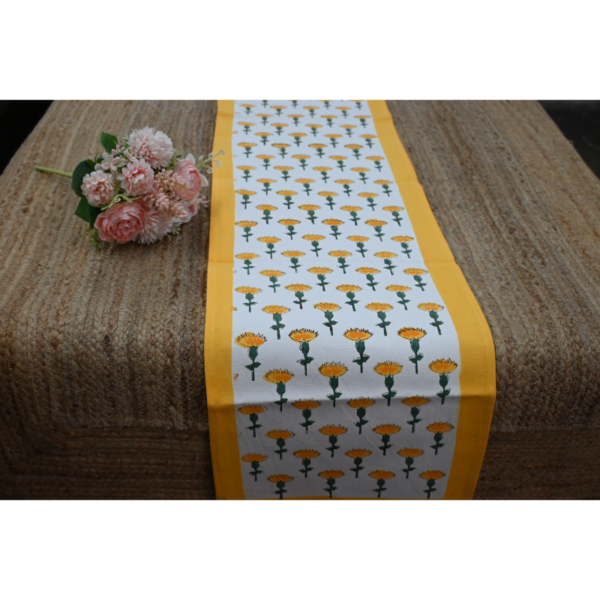 Six-Seater Handblock Printed Table Runner