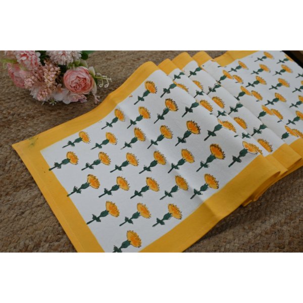 Six-Seater Handblock Printed Table Runner