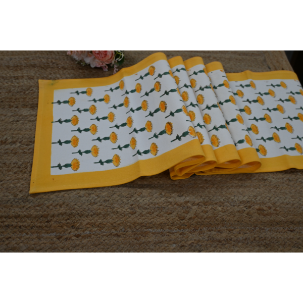 Six-Seater Handblock Printed Table Runner