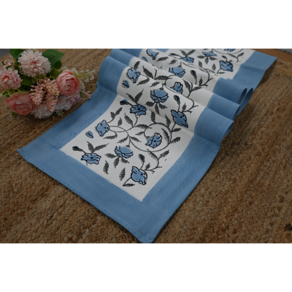 Six-Seater Handblock Printed Table Runner