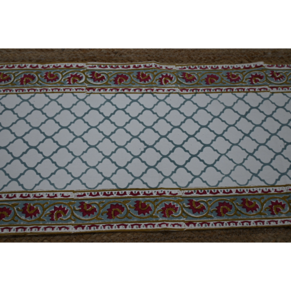 Six-Seater Handblock Printed Table Runner