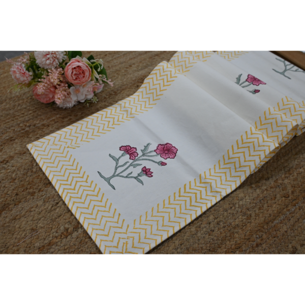 Six-Seater Handblock Printed Table Runner