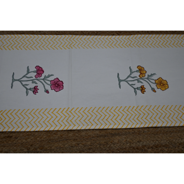 Six-Seater Handblock Printed Table Runner