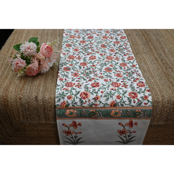 Six-Seater Handblock Printed Table Runner