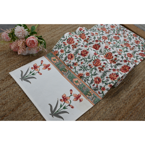 Six-Seater Handblock Printed Table Runner