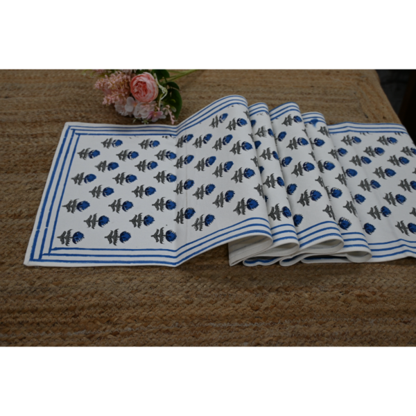 Six-Seater Handblock Printed Table Runner