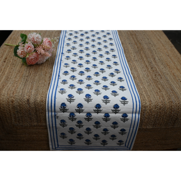Six-Seater Handblock Printed Table Runner