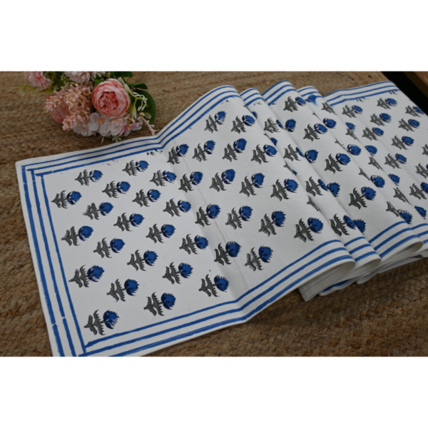 Six-Seater Handblock Printed Table Runner